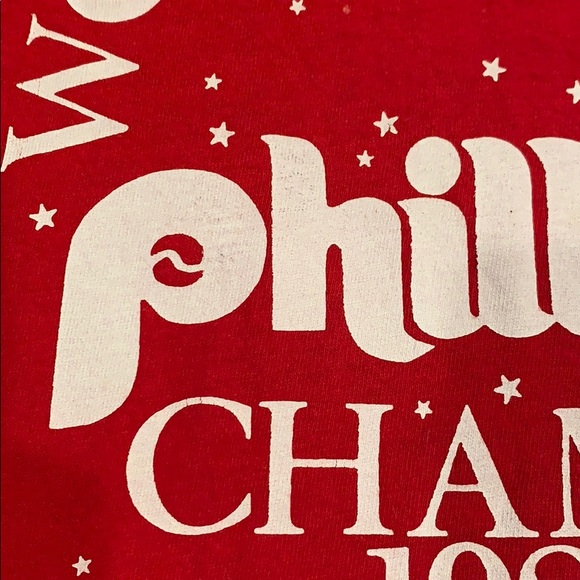 Vintage Shirt Philadelphia Phillies Baseball MLB - Picture 10 of 12
